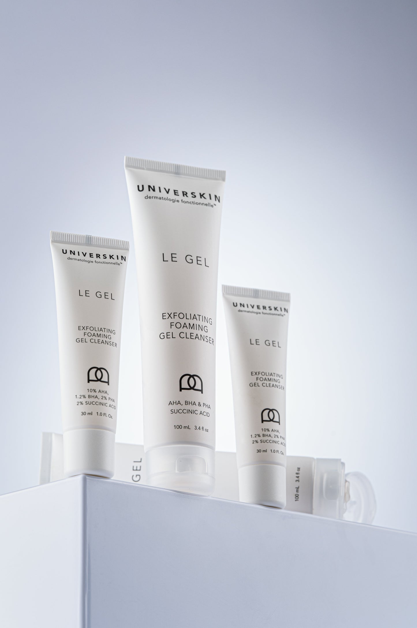 universkin the gel triple-acid composition